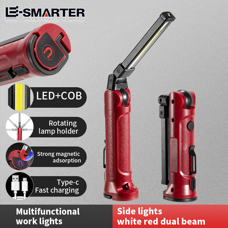 Outdoor Lighting House - COB LED Work Light Rechargeable Folding