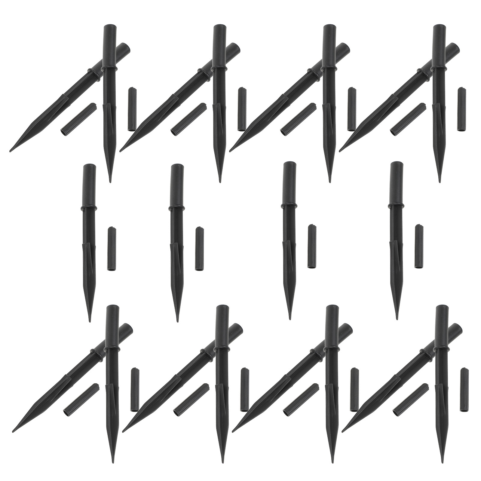 Outdoor Lighting Pathway - 20Sets Plastic Solar Light Stakes Reinforced