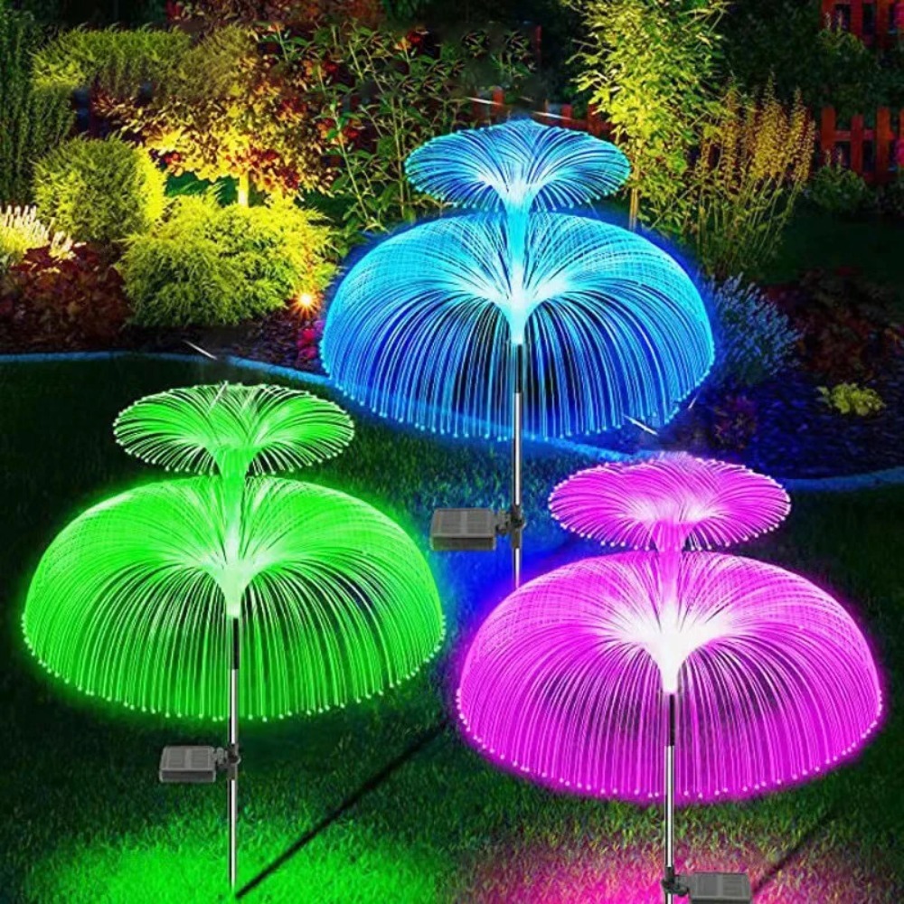 Outdoor Lighting Jellyfish - Solar Garden Jellyfish Lights Outdoor Waterproof