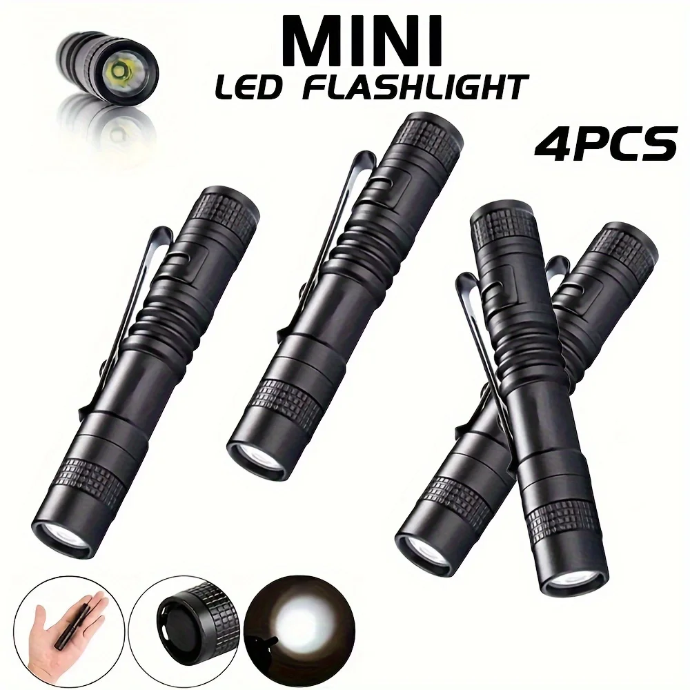 Outdoor Lighting House - 1-4PCS Mini Portable LED Pen Light
