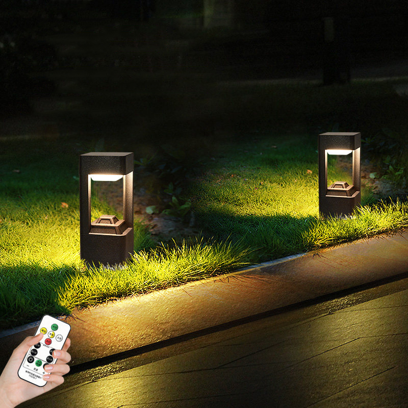 Luminous floor lamp courtyard  - đánh giá và giá Outdoor Lighting And Decor