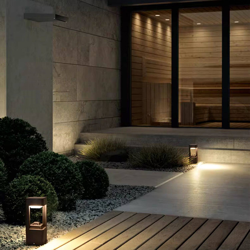 Luminous floor lamp courtyard  - đánh giá và giá Outdoor Lighting And Decor