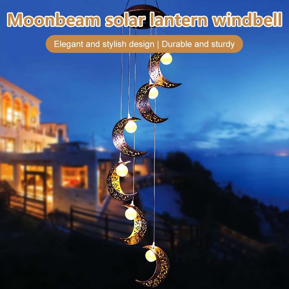 Moon Outdoor Solar Wind Chime  - đánh giá và giá Outdoor Lighting At Lowe'S