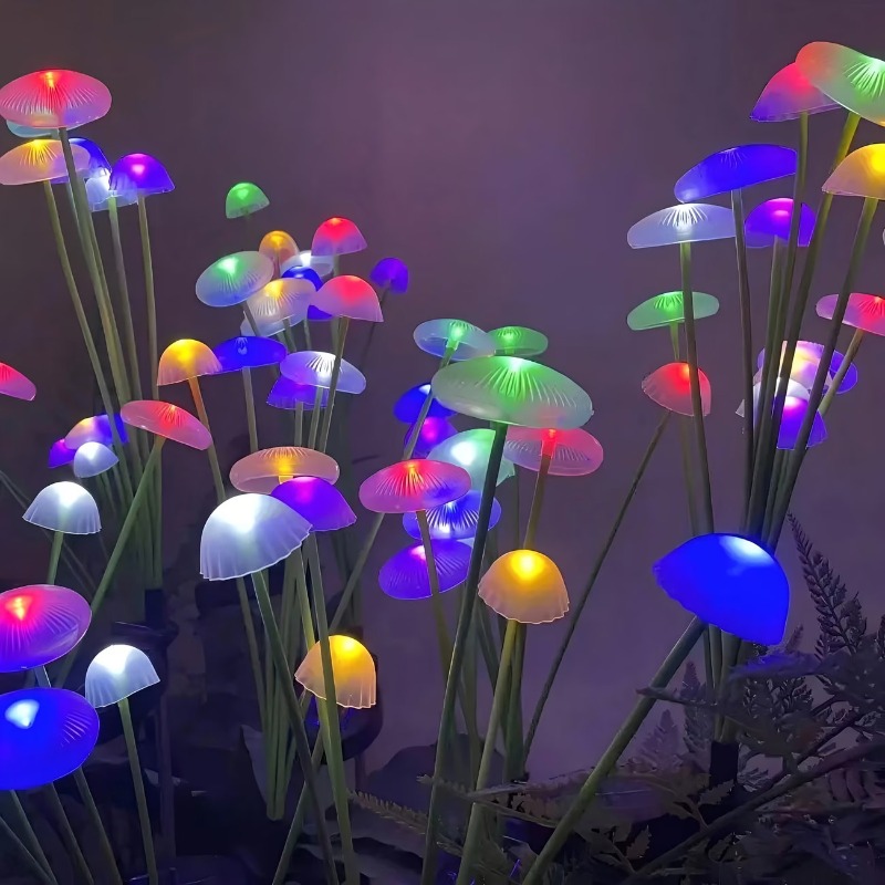Solar Lawn Mushroom Jellyfish  - đánh giá và giá Outdoor Lighting Jellyfish