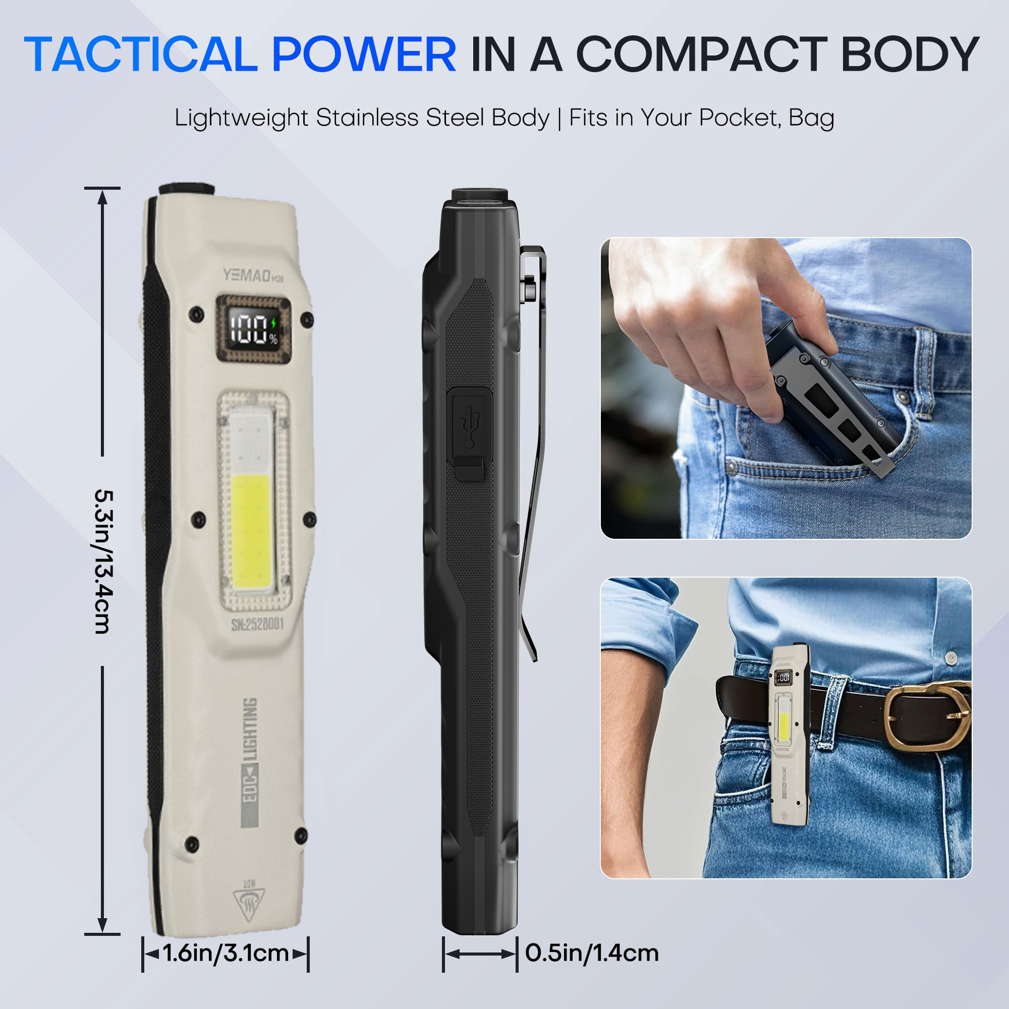 Portable 880LM YEMAO M28 Ultra - đánh giá và giá Outdoor Lighting House