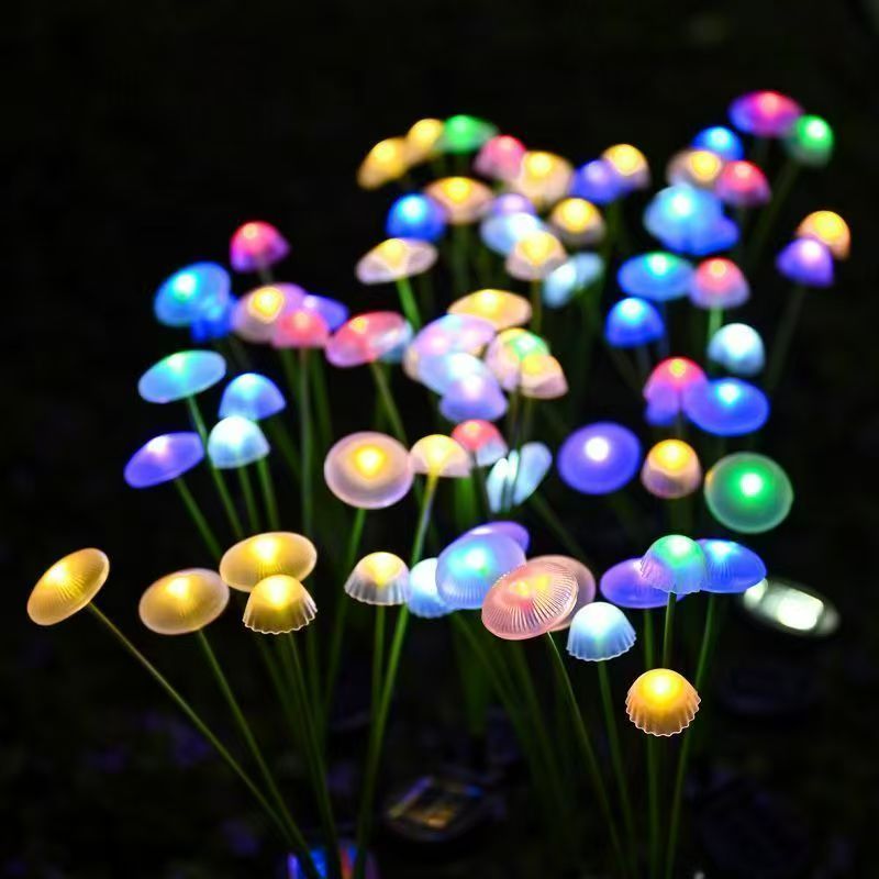 Solar Jellyfish Mushroom Light - đánh giá và giá Outdoor Lighting Jellyfish