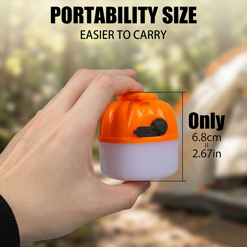 Mini Portable LED Pumpkin Bulb - đánh giá và giá Outdoor Lighting House