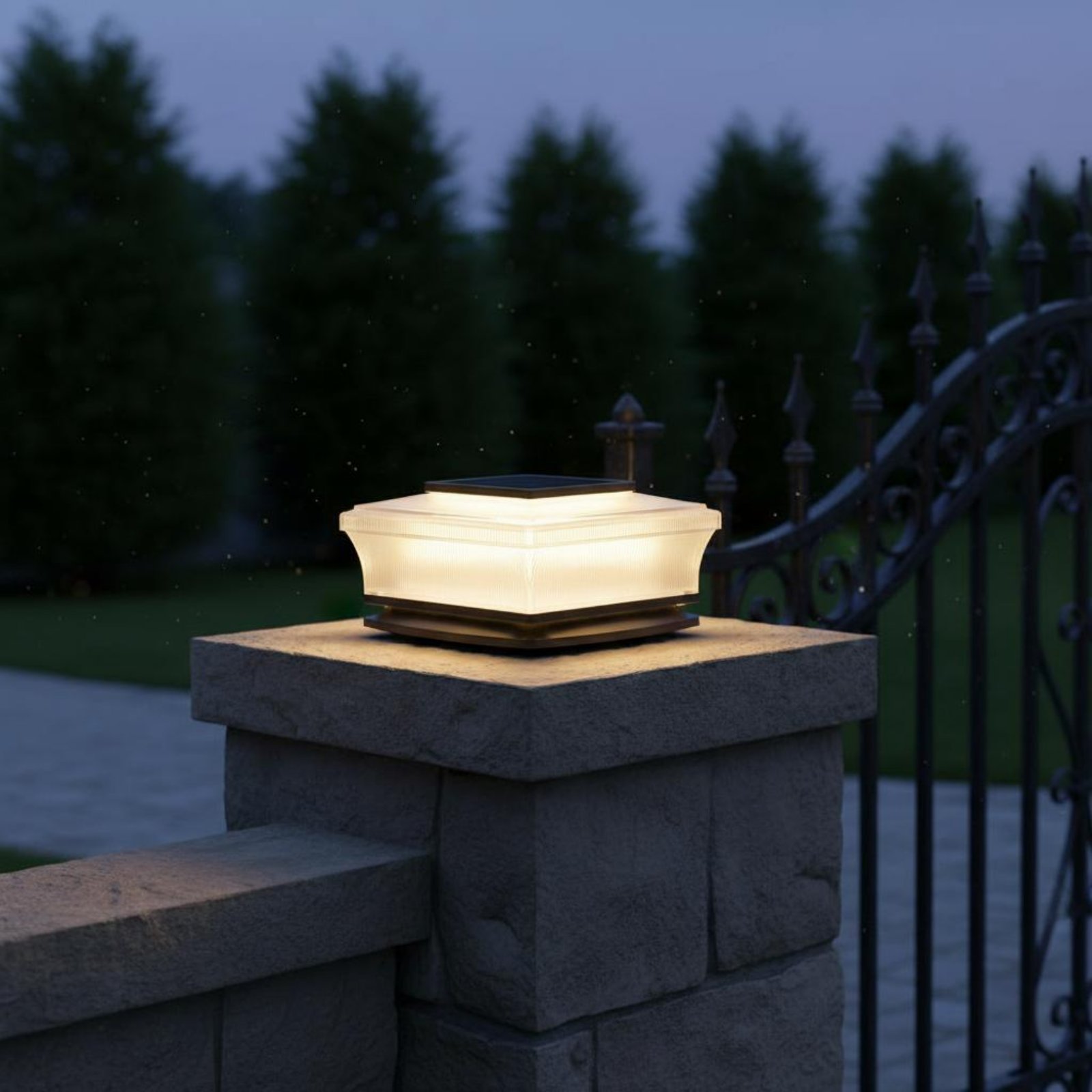 Solar Post Cap Light Wireless  - đánh giá và giá Outdoor Lighting Wireless