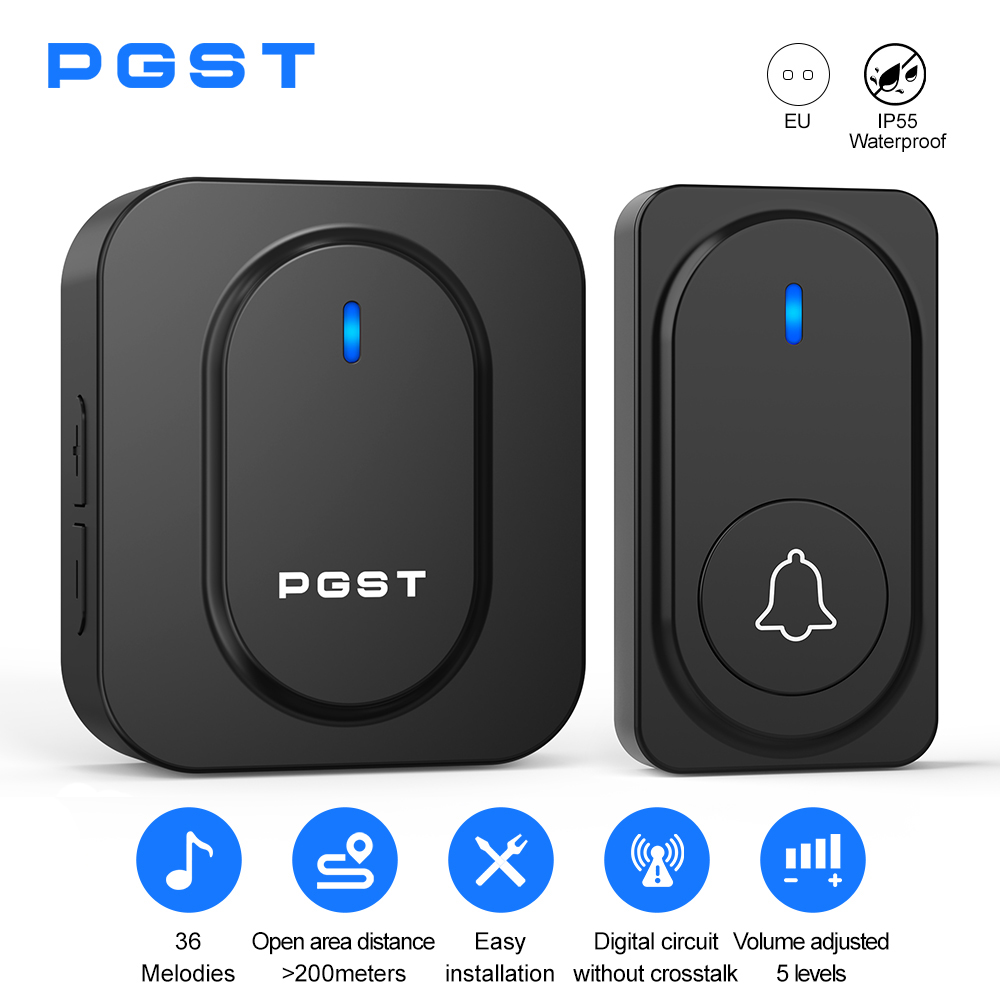 PGST Wireless Doorbell 36 Chim - đánh giá và giá Outdoor Lighting Wireless
