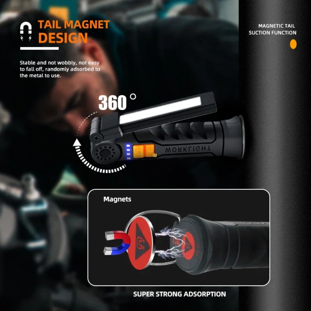 Portable COB LED Flashlight US - đánh giá và giá Outdoor Lighting House
