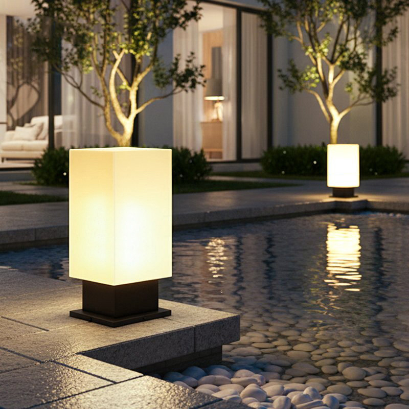 Luminous floor lamp courtyard  - đánh giá và giá Outdoor Lighting And Decor