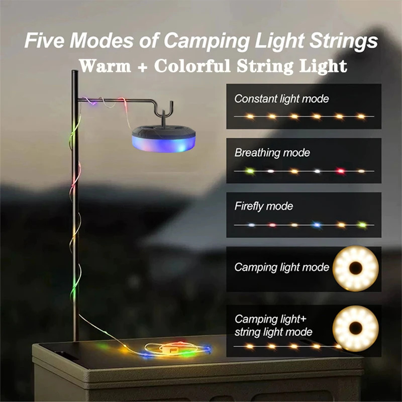 10m Atmosphere LED Camping Lig - đánh giá và giá Outdoor Lighting And Decor