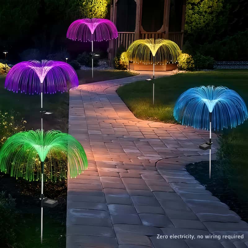5 Pcs Solar Jellyfish LED Ligh - đánh giá và giá Outdoor Lighting Jellyfish