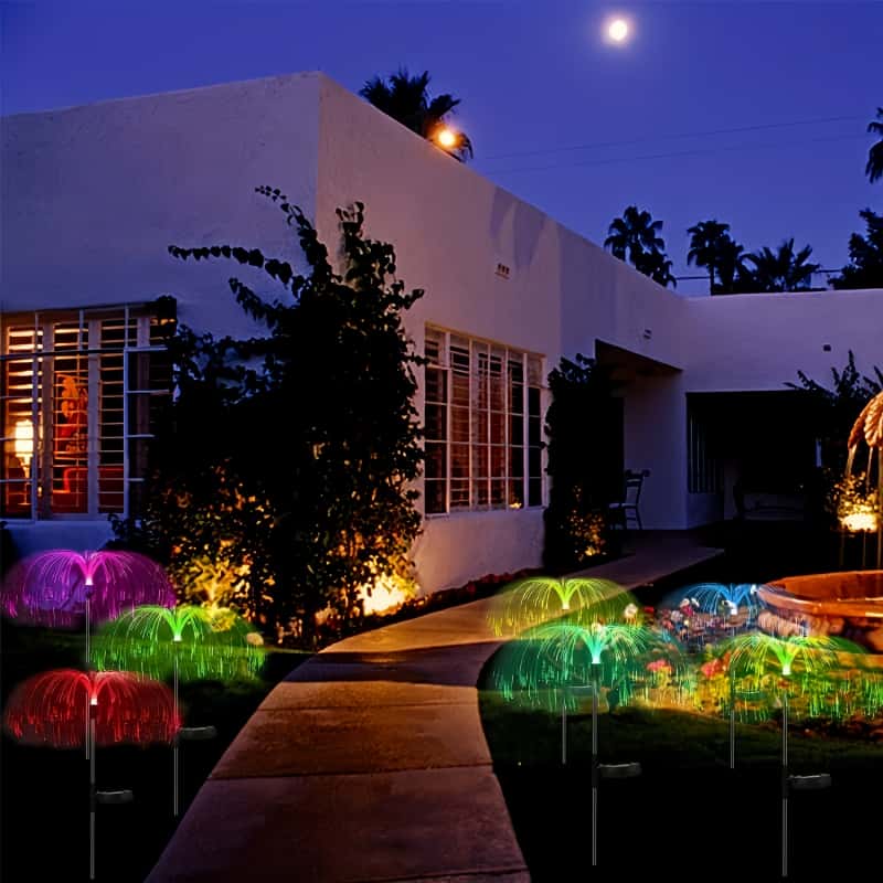 5 Pcs Solar Jellyfish LED Ligh - đánh giá và giá Outdoor Lighting Jellyfish