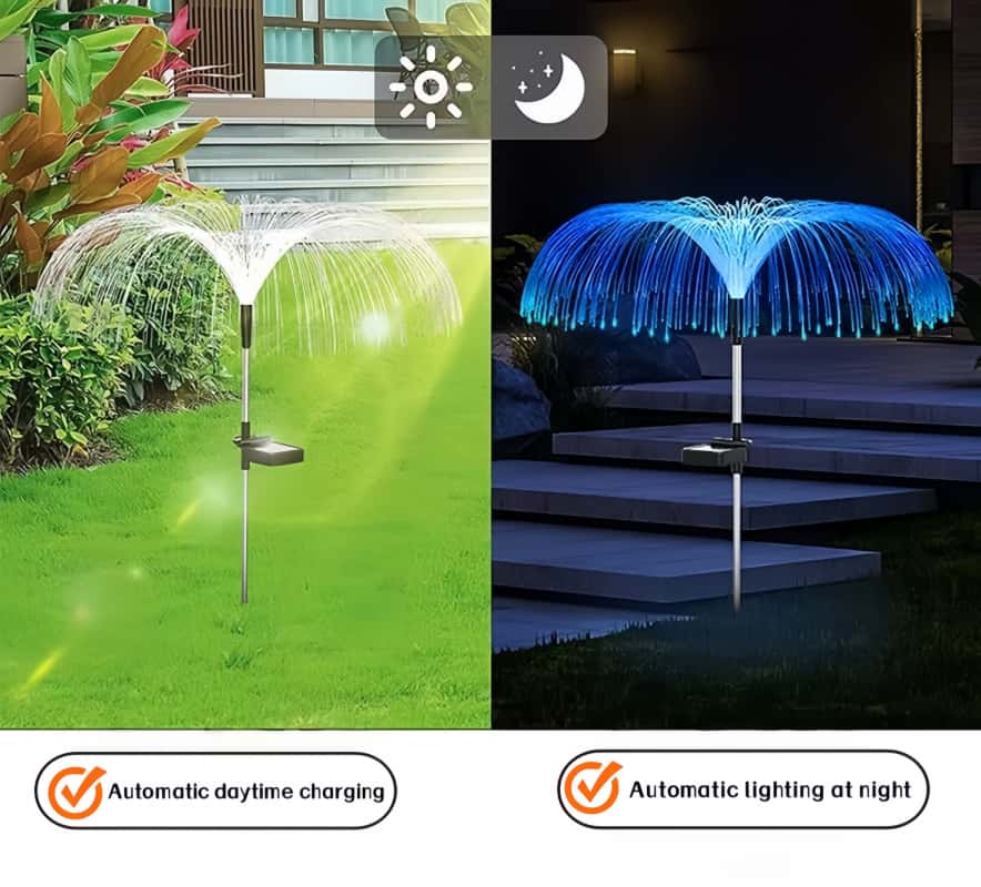 5 Pcs Solar Jellyfish LED Ligh - đánh giá và giá Outdoor Lighting Jellyfish