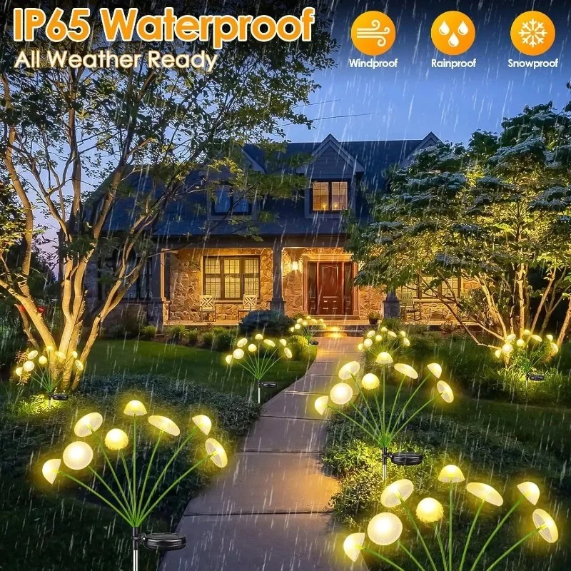 6LEDS Solar Mushroom Ambient L - đánh giá và giá Outdoor Lighting Jellyfish