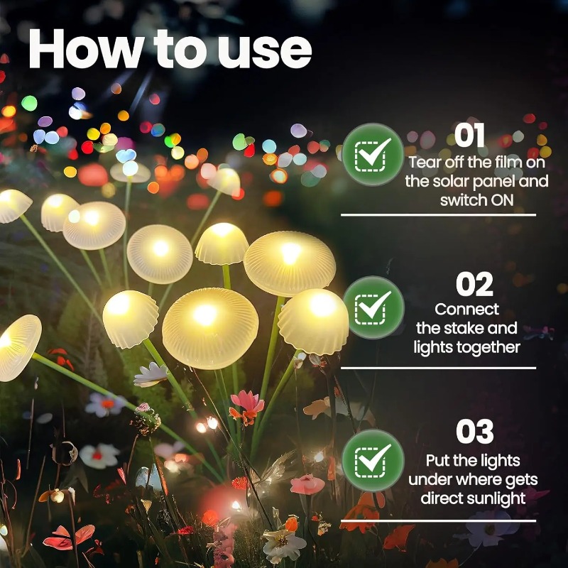 6LEDS Solar Mushroom Ambient L - đánh giá và giá Outdoor Lighting Jellyfish