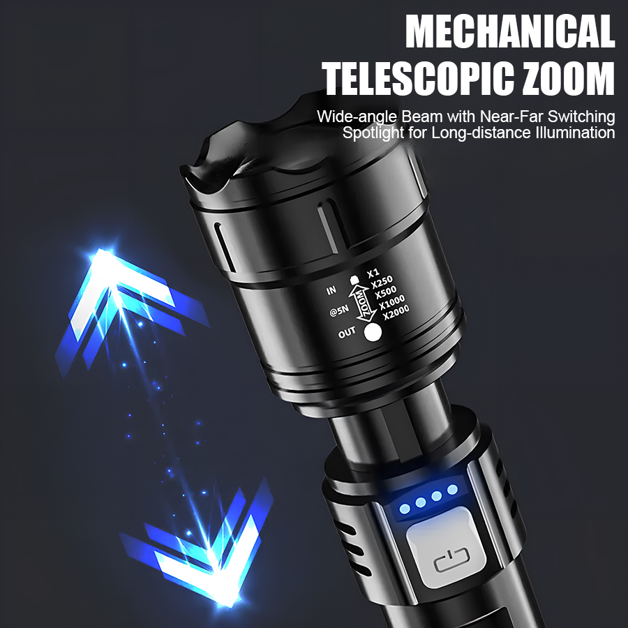 High Power P50 LED Flashlight  - đánh giá và giá Outdoor Lighting House