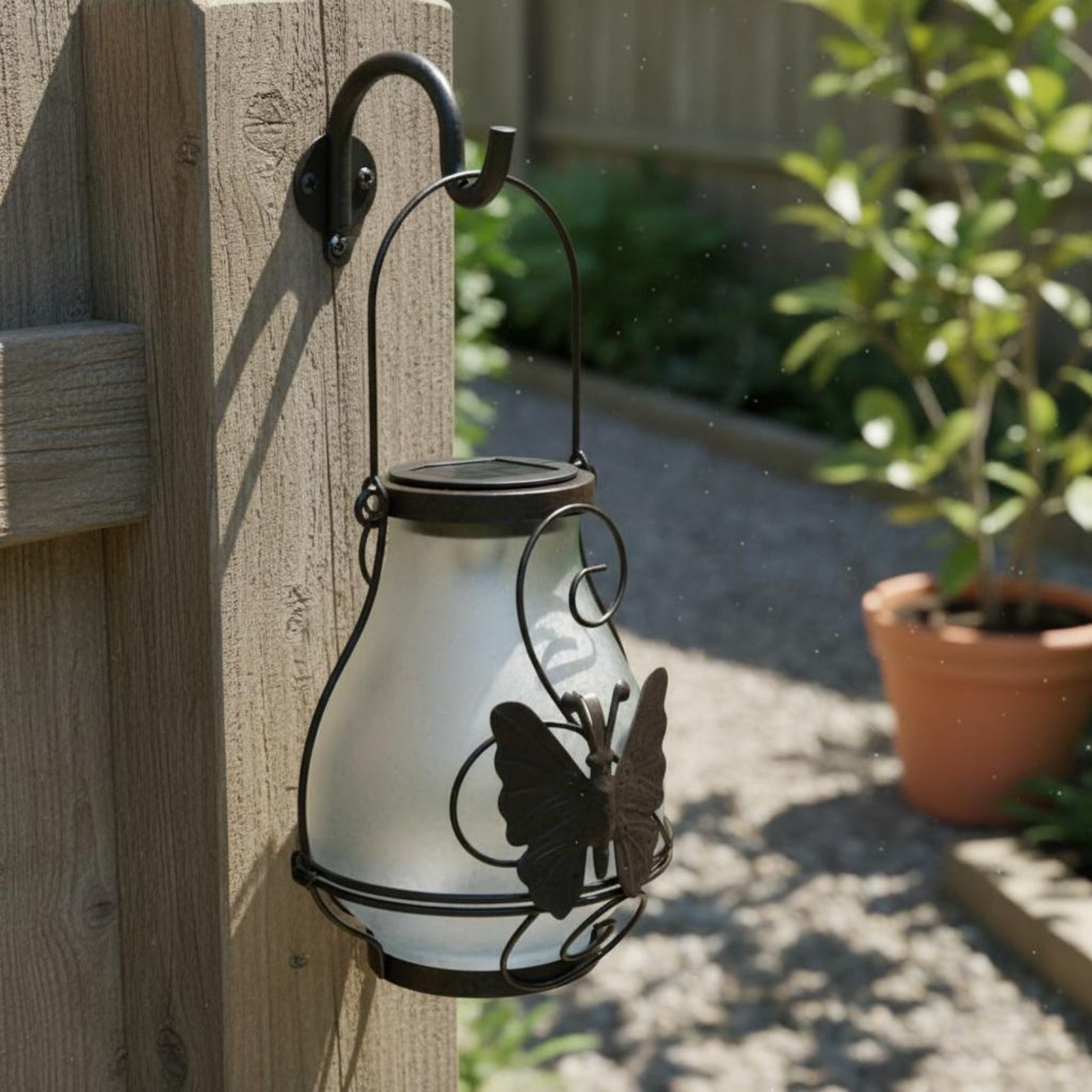 Solar Butterfly Lantern Waterp - đánh giá và giá Outdoor Lighting Battery