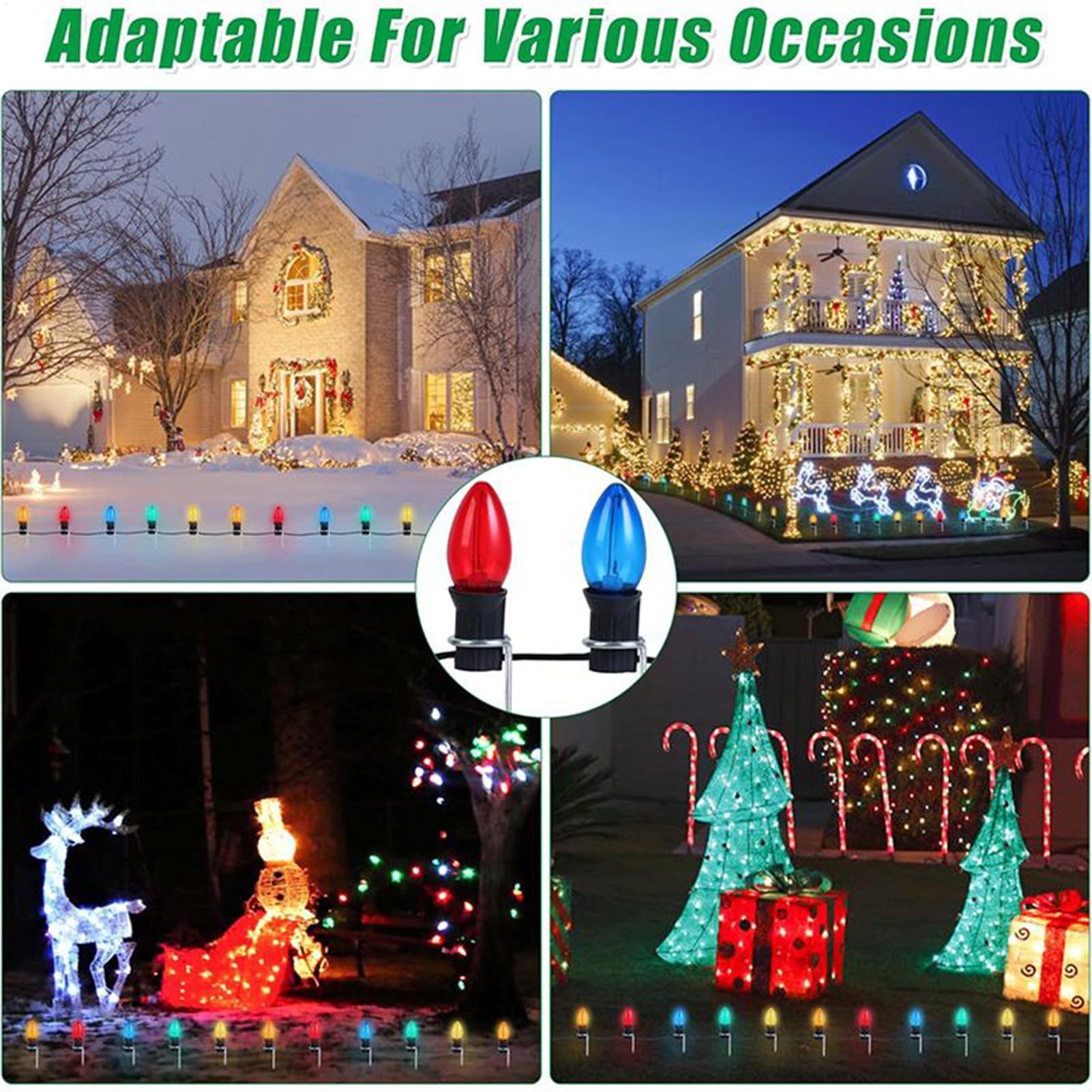 Christmas Light Stakes For Yar - đánh giá và giá Outdoor Lighting Pathway