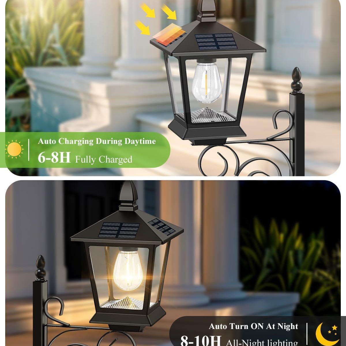2 in 1 Solar Planter Lamp Wate - đánh giá và giá Outdoor Lighting And Decor