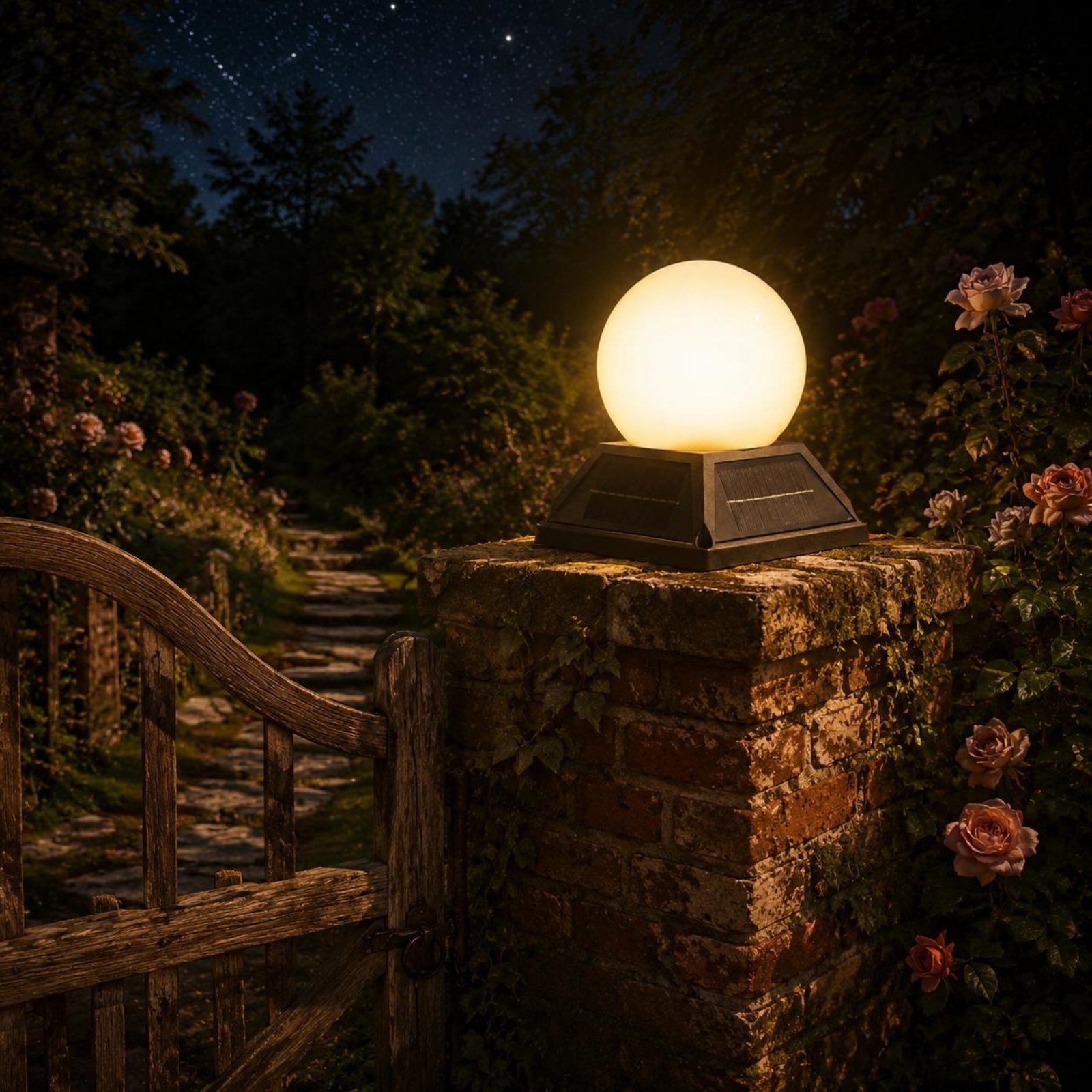 Solar Post Cap Light Wireless  - đánh giá và giá Outdoor Lighting Wireless