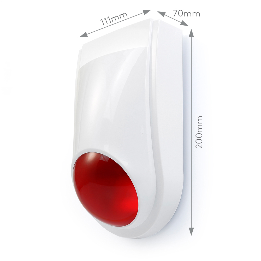 Wireless Flash Siren E6 Outdoo - đánh giá và giá Outdoor Lighting Wireless
