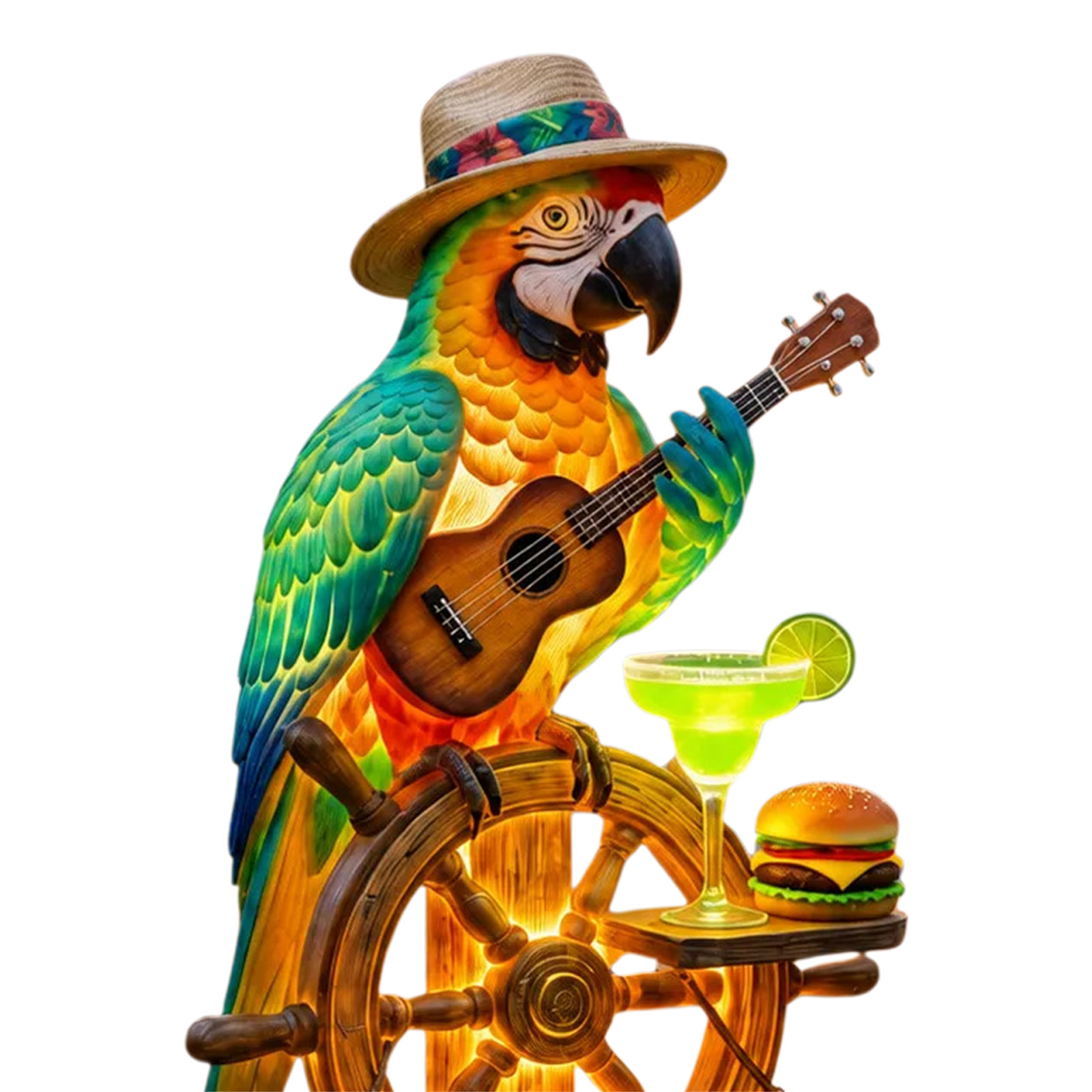 Solar-Powered Outdoor Parrot S - đánh giá và giá Outdoor Lighting Yard Decoration