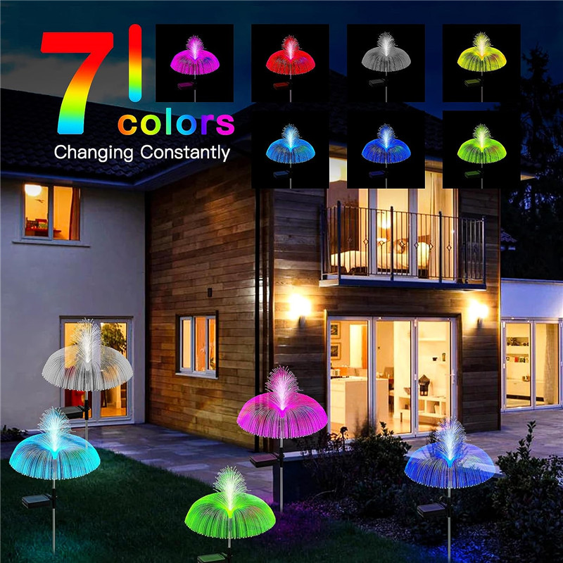 Solar LED Jellyfish Lights Out - đánh giá và giá Outdoor Lighting Jellyfish