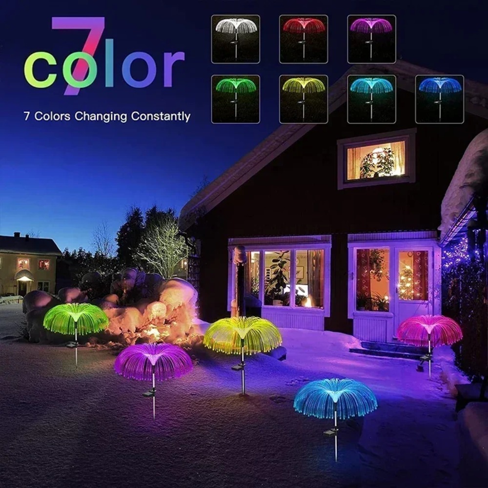 Solar Garden Jellyfish Lights  - đánh giá và giá Outdoor Lighting Jellyfish