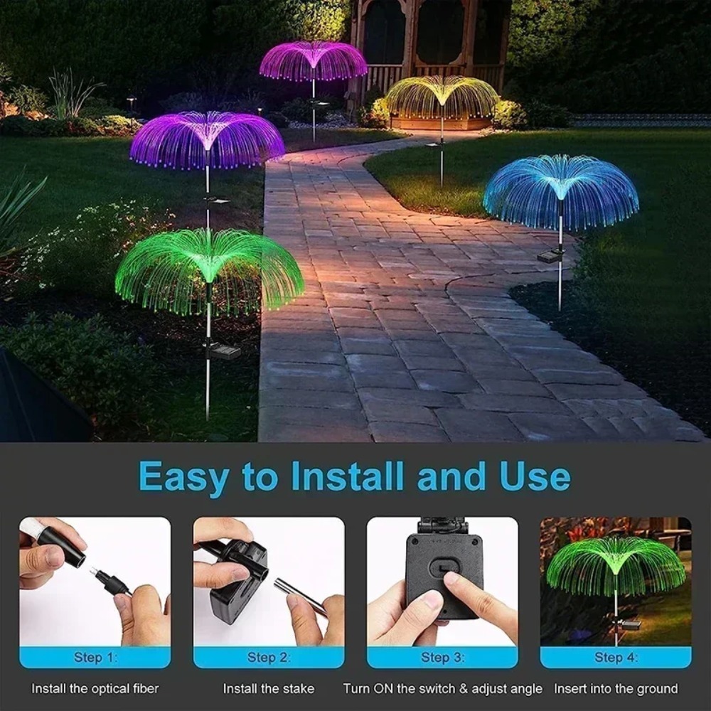 Solar Garden Jellyfish Lights  - đánh giá và giá Outdoor Lighting Jellyfish