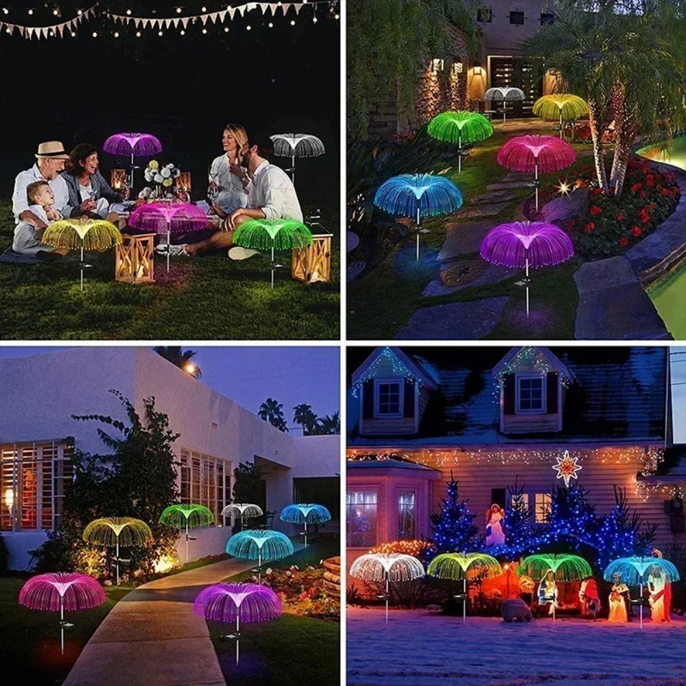 Solar Garden Jellyfish Lights  - đánh giá và giá Outdoor Lighting Jellyfish