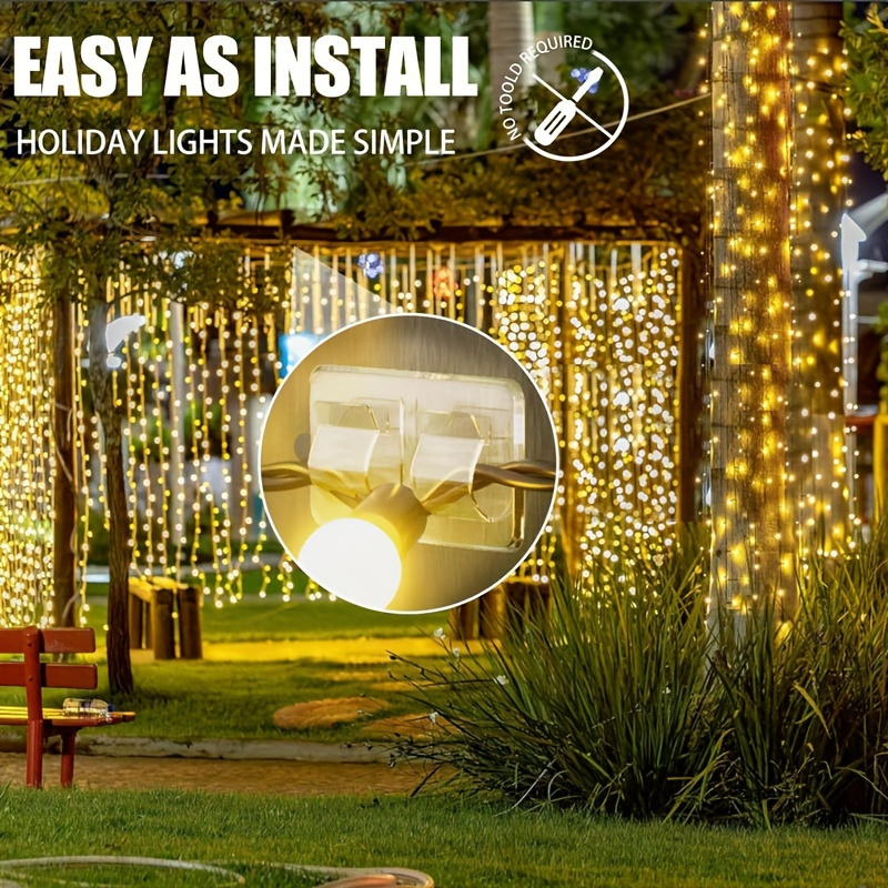 4/10pcs Hooks for Outdoor Stri - đánh giá và giá Outdoor Lighting Cable