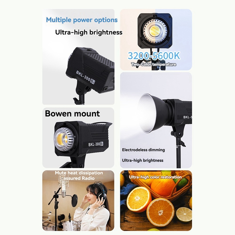 300W Bi LED Video Light, Conti - đánh giá và giá Outdoor Lighting Wireless