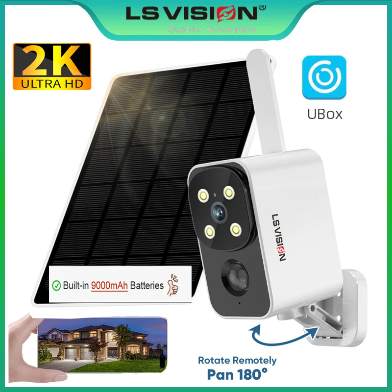 LS VISION Outdoor Solar Camera - đánh giá và giá Outdoor Lighting Wireless
