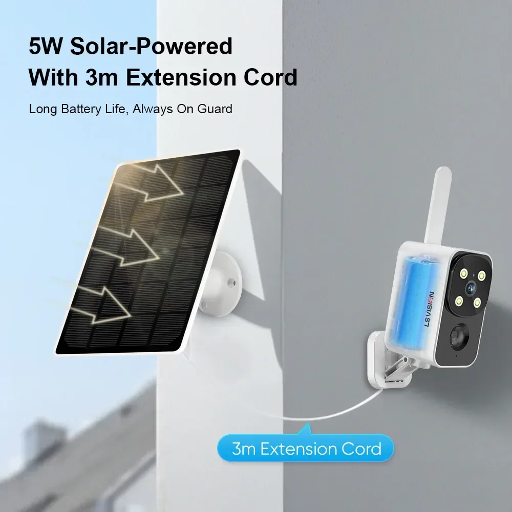 LS VISION Outdoor Solar Camera - đánh giá và giá Outdoor Lighting Wireless