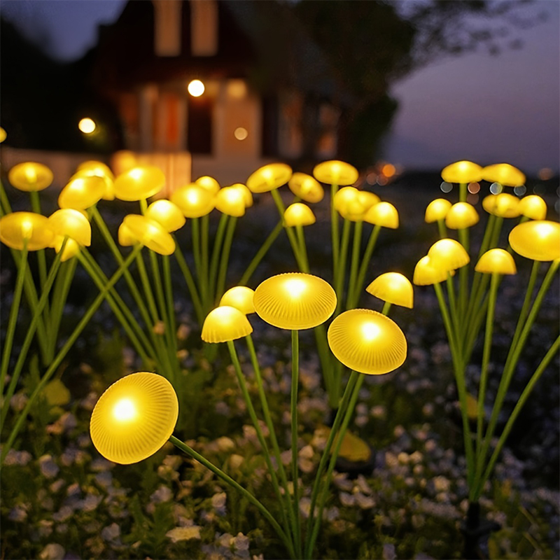 Outdoor LED Solar Mushroom Lig - đánh giá và giá Outdoor Lighting Jellyfish