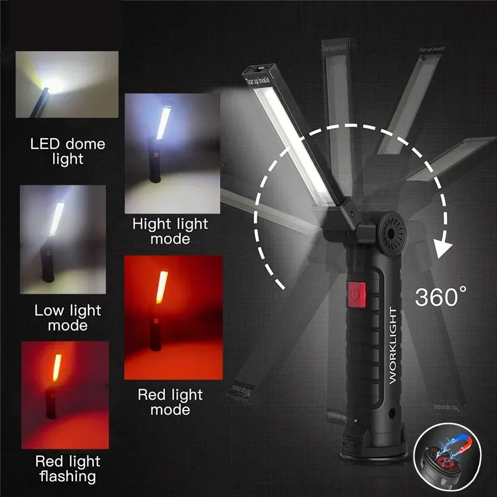 LED COB Flashlight USB Recharg - đánh giá và giá Outdoor Lighting House