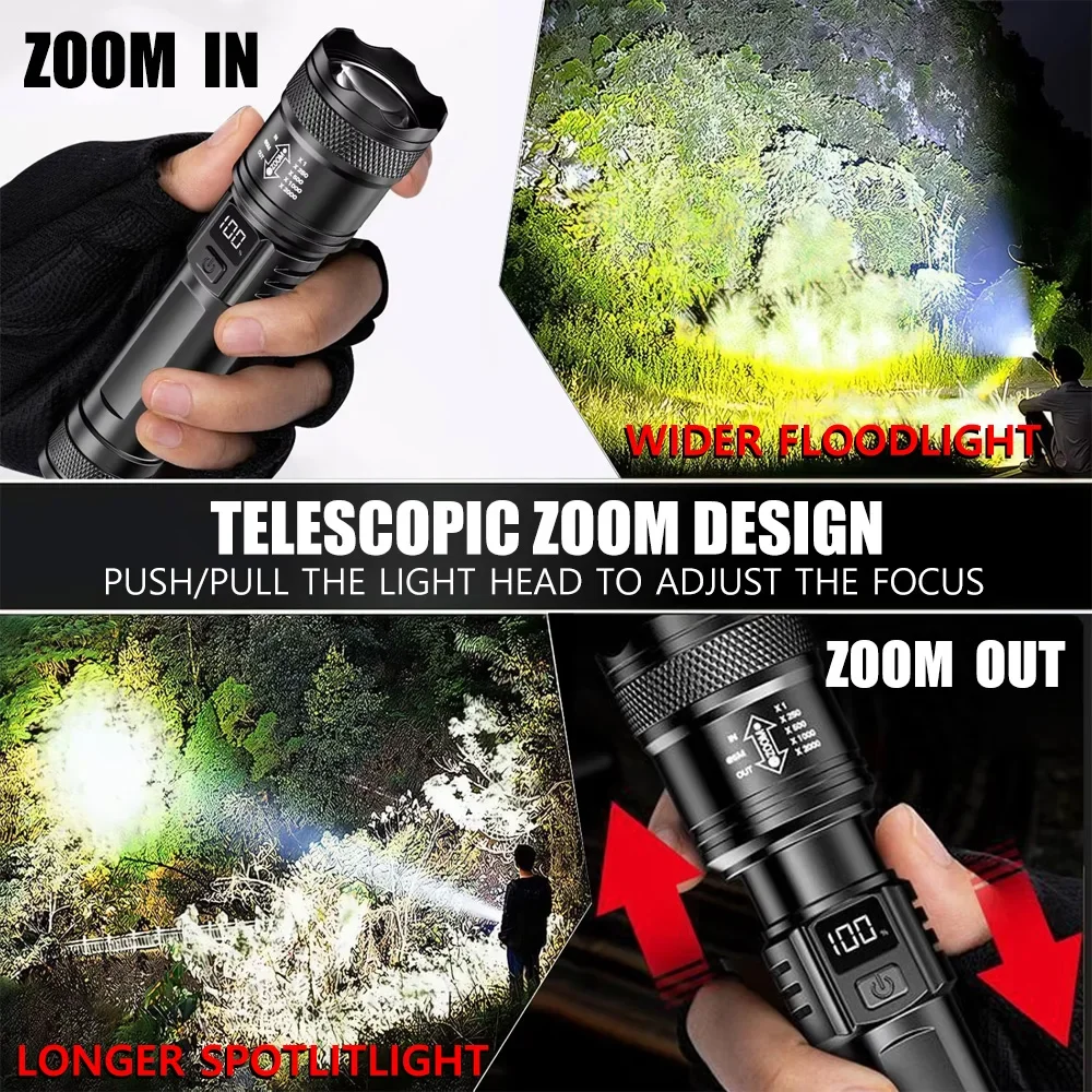 Rechargeable LED Flashlight Zo - đánh giá và giá Outdoor Lighting House