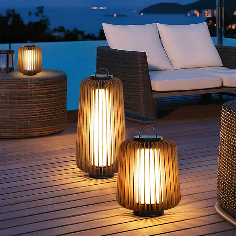 Luminous floor lamp courtyard  - đánh giá và giá Outdoor Lighting And Decor