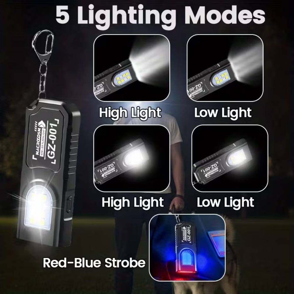 Mini COB LED Keychain Flashlig - đánh giá và giá Outdoor Lighting House