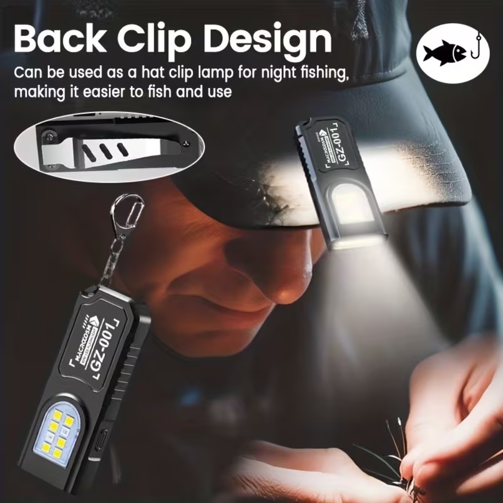 Mini COB LED Keychain Flashlig - đánh giá và giá Outdoor Lighting House