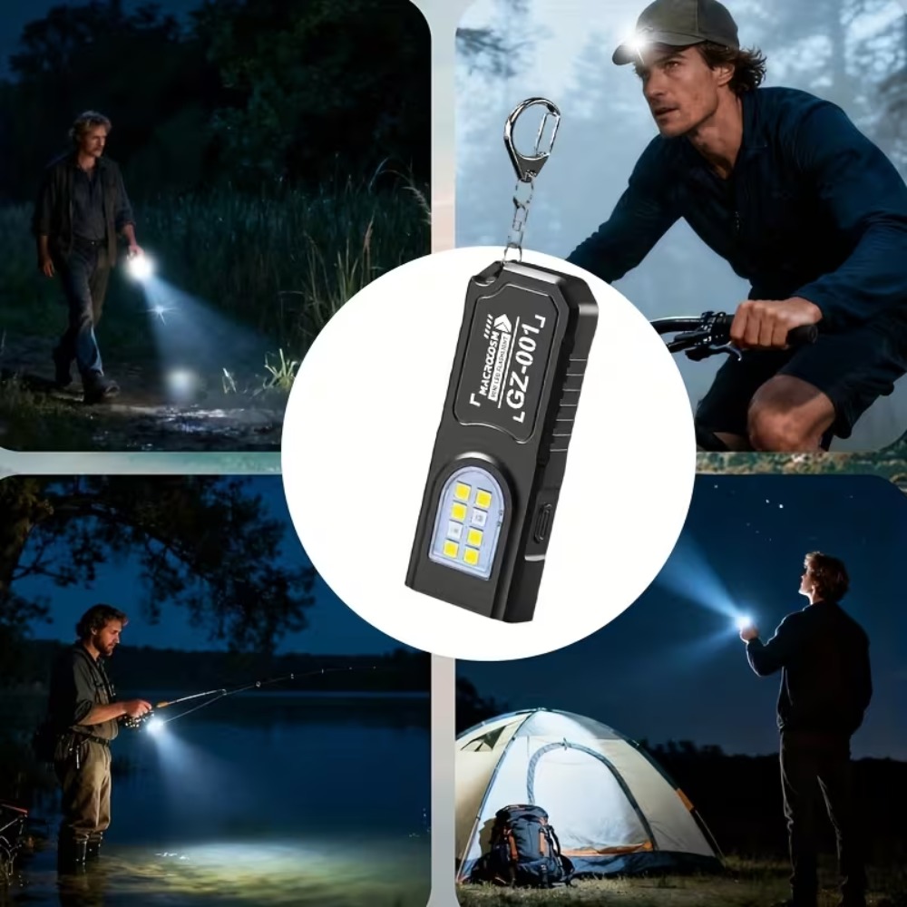 Mini COB LED Keychain Flashlig - đánh giá và giá Outdoor Lighting House